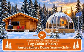 Rocky Mountain Escape - Log Cabins & Aurorasphere Glamping Dome - Rock Lake